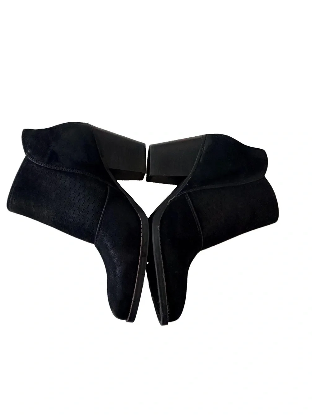 BARETRAPS BOOTIE POSTURE + WOMENS CALLIE BLACK SUEDE SIZE 8.5